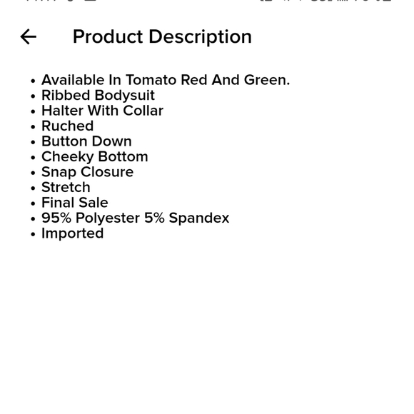 Fashion Nova Bodysuit - Picture 3 of 4